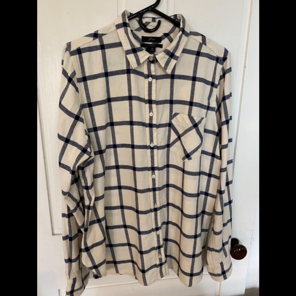 J.Crew | Plaid Flannel Button-Down